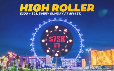 75K Guaranteed High Roller Online Poker Tournament